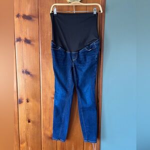 Loft Maternity Dark Wash Jeans- Size 4 Petite Medium